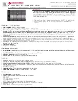 Preview for 1 page of Kramer XL 1608V2S Specifications