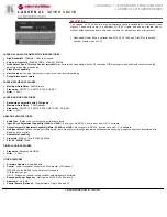 Preview for 1 page of Kramer XL 3216V Specifications