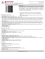 Kramer XL 3216V2 Specifications preview