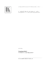 Preview for 1 page of Kramer Yarden IH-1 User Manual