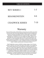 Предварительный просмотр 3 страницы Krank CHABK10 Owner'S Manual