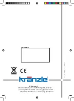 Предварительный просмотр 21 страницы Kränzle Ventos 14 Use And Maintenance