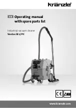 Kränzle Ventos 32 L/PC Operating Manual With Spare Parts List preview