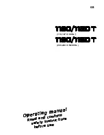 Предварительный просмотр 1 страницы Kranzle 1120 T Operating Manual