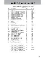 Предварительный просмотр 29 страницы Kranzle 1120 T Operating Manual