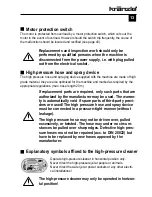 Предварительный просмотр 13 страницы Kranzle 1122 TS T Operating Manual