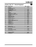Предварительный просмотр 29 страницы Kranzle 1122 TS T Operating Manual