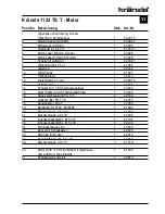 Предварительный просмотр 31 страницы Kranzle 1122 TS T Operating Manual