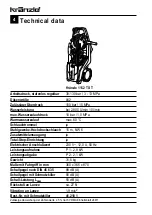 Предварительный просмотр 4 страницы Kranzle 1152TST Operation Manual