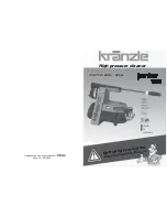 Предварительный просмотр 1 страницы Kranzle junior 120 Operating Instructions Manual