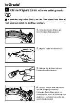 Предварительный просмотр 8 страницы Kranzle Roundcleaner UFO Operating Manual