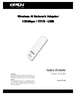 Kraun 1T1R - USB User Manual preview