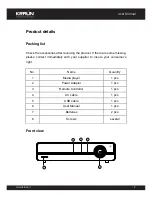 Предварительный просмотр 3 страницы Kraun KR.1H User Manual