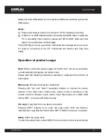 Preview for 13 page of Kraun KR.1H User Manual