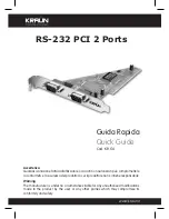 Preview for 1 page of Kraun RS-232 Quick Manual