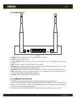 Preview for 7 page of Kraun Wireless ADSL2/2plus Modem Router 54Mbps User Manual