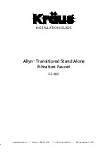 Preview for 1 page of Kraus Allyn FF-102 Installation Manual