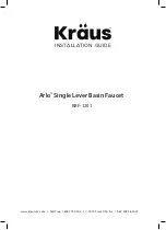 Предварительный просмотр 1 страницы Kraus Arlo KBF-1201BG Installation Manual