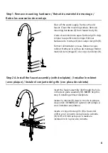 Предварительный просмотр 6 страницы Kraus Arqo KPF-2522 Installation Instructions Manual