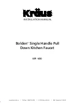 Kraus Bolden KFF-1610CH Installation Manual preview