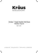 Предварительный просмотр 1 страницы Kraus Bolden KSF-1610 Installation Manual