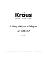 Kraus GDA-1 Installation Manual preview