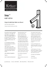 Предварительный просмотр 1 страницы Kraus Ino KEF-15701 Installation Manual