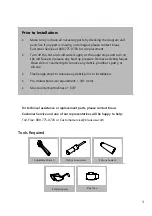 Предварительный просмотр 3 страницы Kraus KBF-1401 Installation Manual