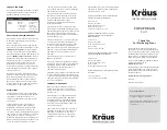 Предварительный просмотр 12 страницы Kraus KBF-1401 Installation Manual