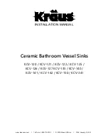 Preview for 1 page of Kraus KCV-127 Installation Manual