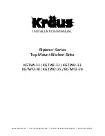 Kraus KGTW1-33 Installation Manual preview