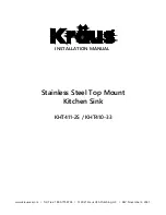 Kraus KHT410-33 Installation Manual предпросмотр