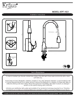 Preview for 3 page of Kraus KPF-1621 Installation Instruction