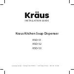 Kraus KSD-51 Installation Manual preview