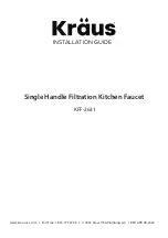 Preview for 1 page of Kraus Oletto KFF-2631 Installation Manual