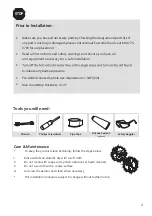 Preview for 3 page of Kraus Oletto KFF-2631 Installation Manual