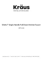 Предварительный просмотр 1 страницы Kraus Oletto KPF-2633 Installation Manual