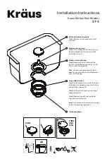 Preview for 17 page of Kraus Ripiano Series Installation Manual