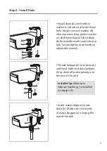 Предварительный просмотр 9 страницы Kraus Seda FUS-1821 Installation Manual