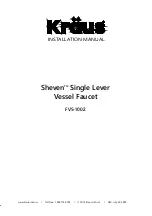 Kraus Sheven FVS-1002 Installation Manual preview