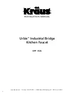 Kraus Urbix KPF-3125 Installation Manual preview