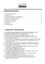 Preview for 2 page of KRAUSE 720009 Assembly Instruction Manual