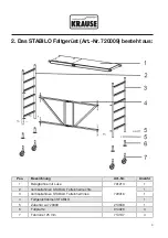 Предварительный просмотр 3 страницы KRAUSE 720009 Assembly Instruction Manual