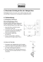 Предварительный просмотр 4 страницы KRAUSE 720009 Assembly Instruction Manual