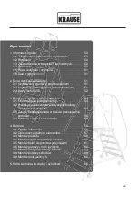 Preview for 49 page of KRAUSE 820136 Assembly Instructions And User'S Manual