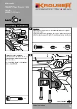 Предварительный просмотр 7 страницы Krauser 4006.011.111 Assembling Instructions