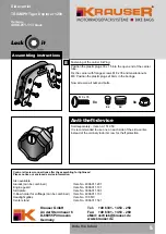 Preview for 10 page of Krauser 4006.011.111 Assembling Instructions