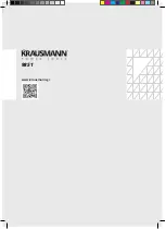 Preview for 20 page of KRAUSMANN SDS-PLUS 9851 Operation Manual