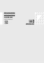 Preview for 24 page of KRAUSMANN U63020-00B Operation Manual