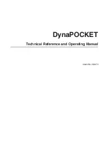 Krautkramer DynaPOCKET Technical Reference And Operating Manual preview